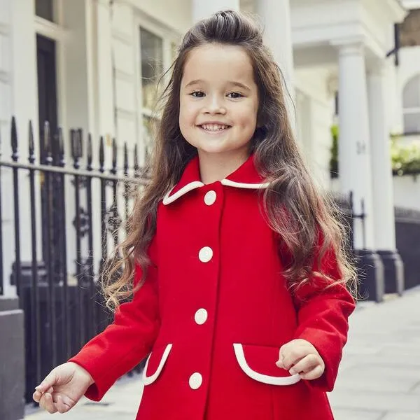 Kensington Coat in Pillar Box Red