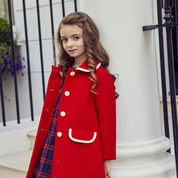 Kensington Coat in Pillar Box Red