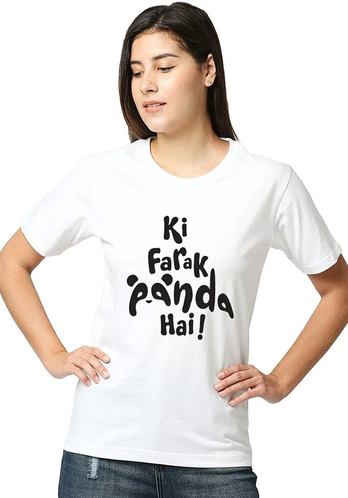 Ki Farak Panda Women's T-Shirt