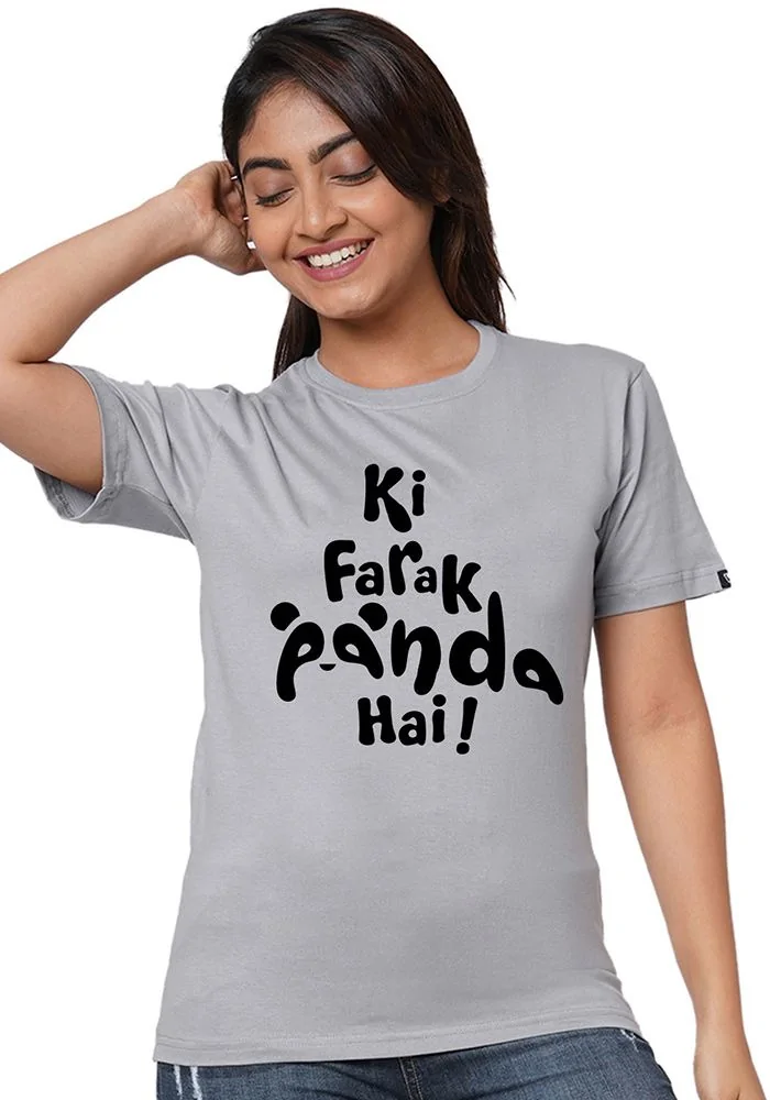 Ki Farak Panda Women's T-Shirt