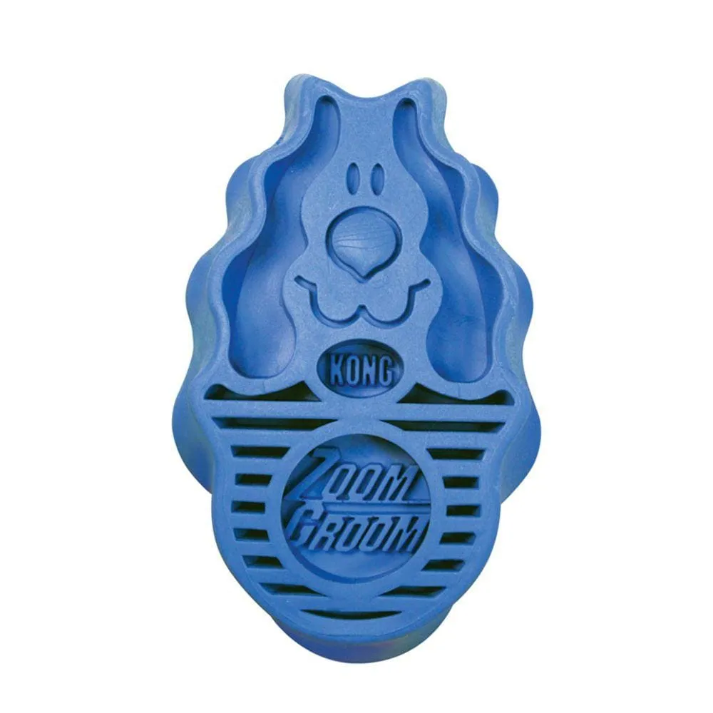 KONG ZoomGroom Dog Brush - Puppies & Dogs