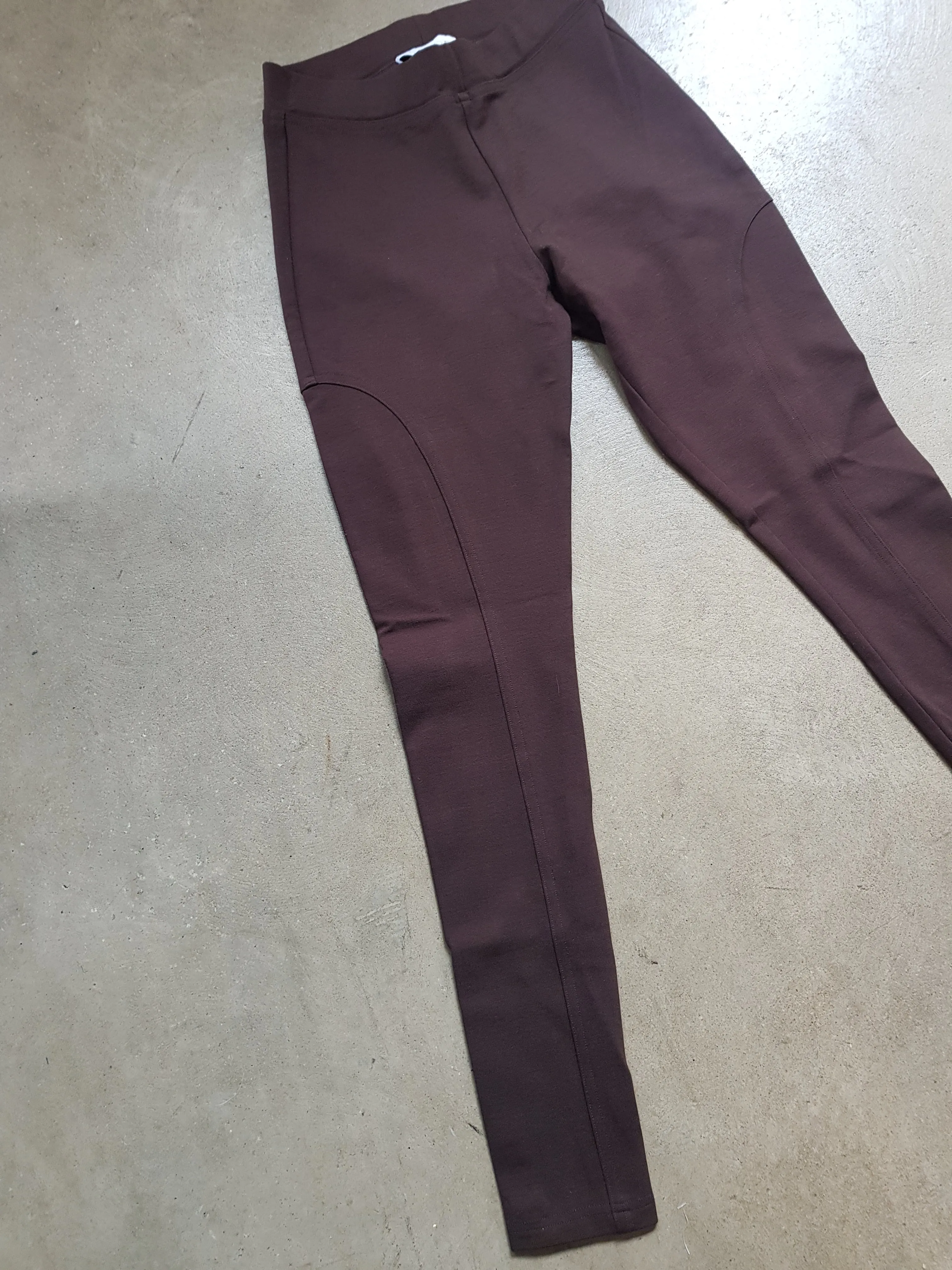 Layer'd Espresso Brown Ponte Riding Pant