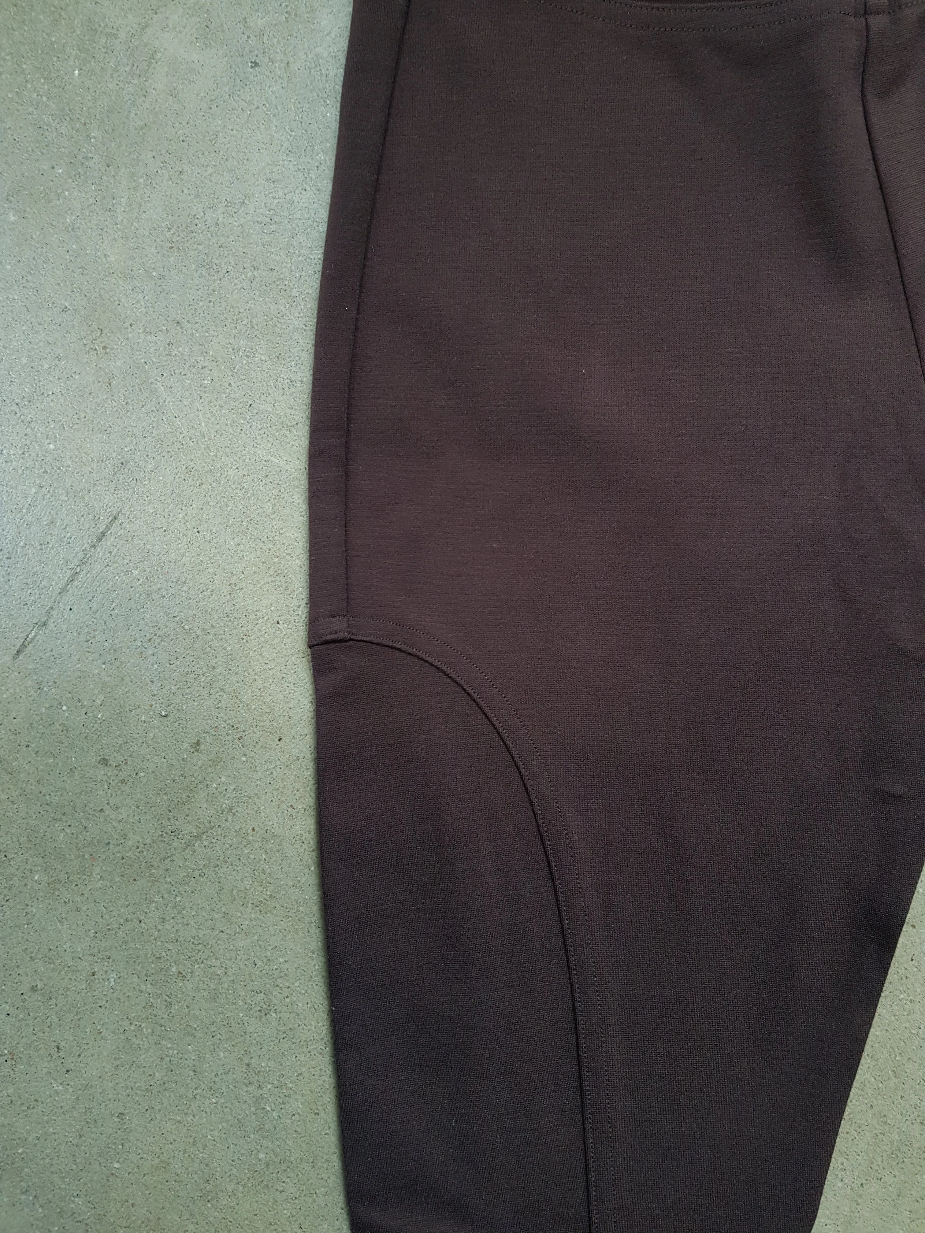 Layer'd Espresso Brown Ponte Riding Pant