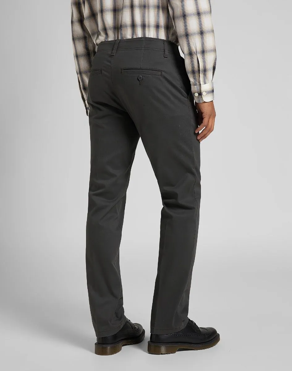 Lee Slim Stretch Chino Trousers - Dark Grey