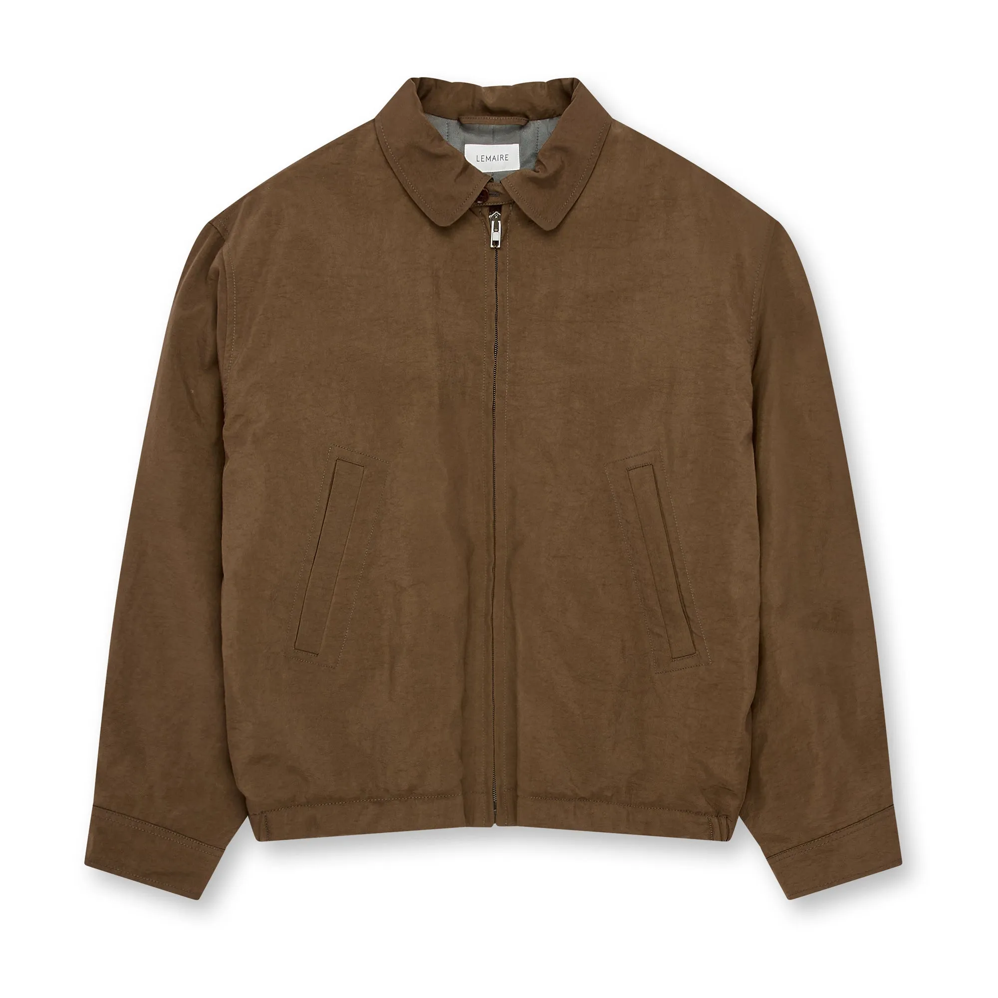 Lemaire Men's Brown Bomber Jacket - Kobicha