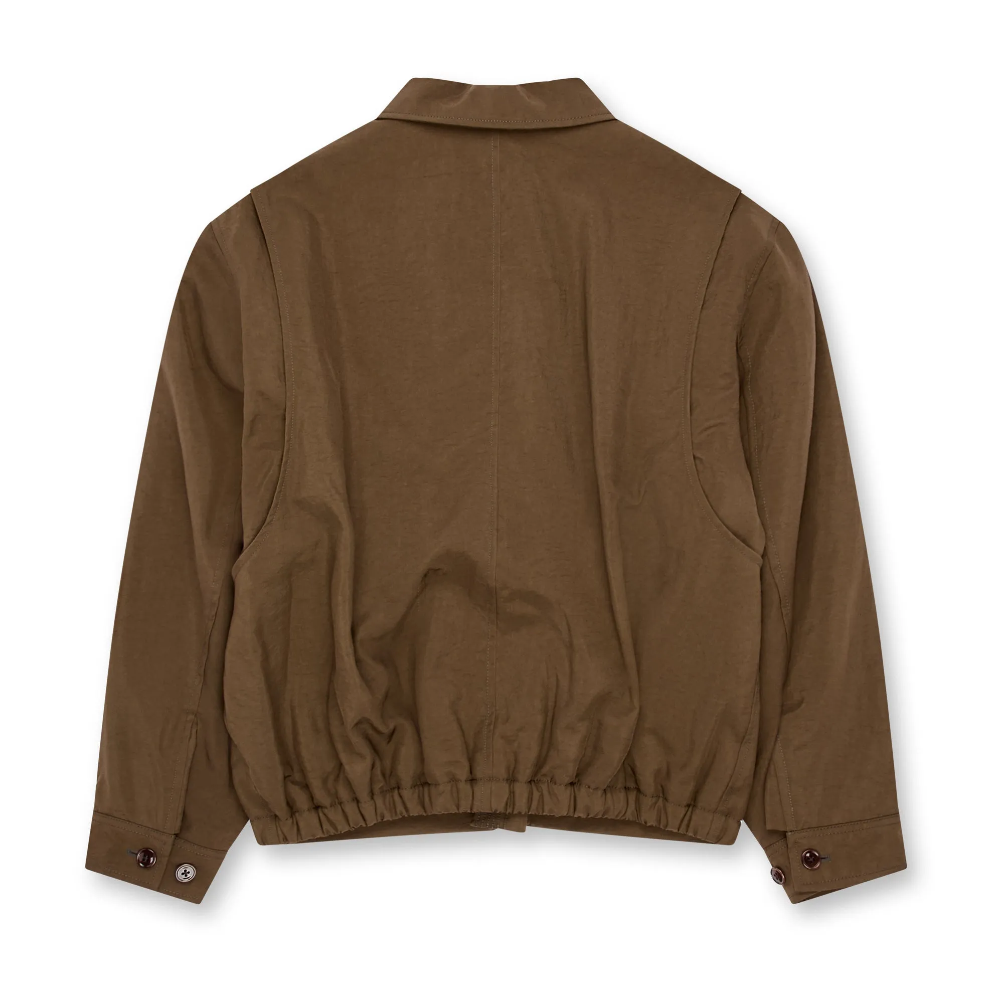 Lemaire Men's Brown Bomber Jacket - Kobicha