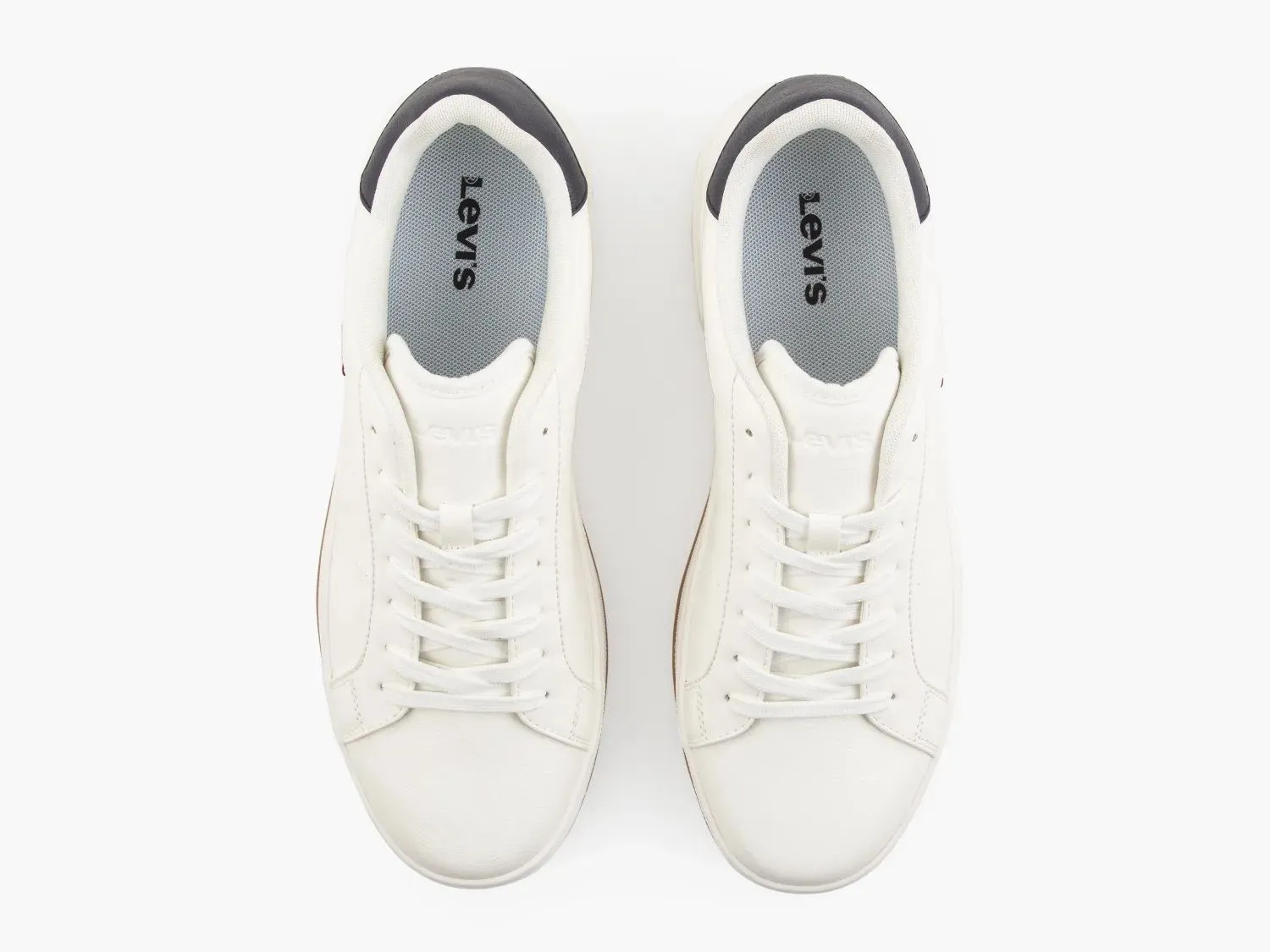 Levi's Piper Lace Sneaker Trainers Full Regular White