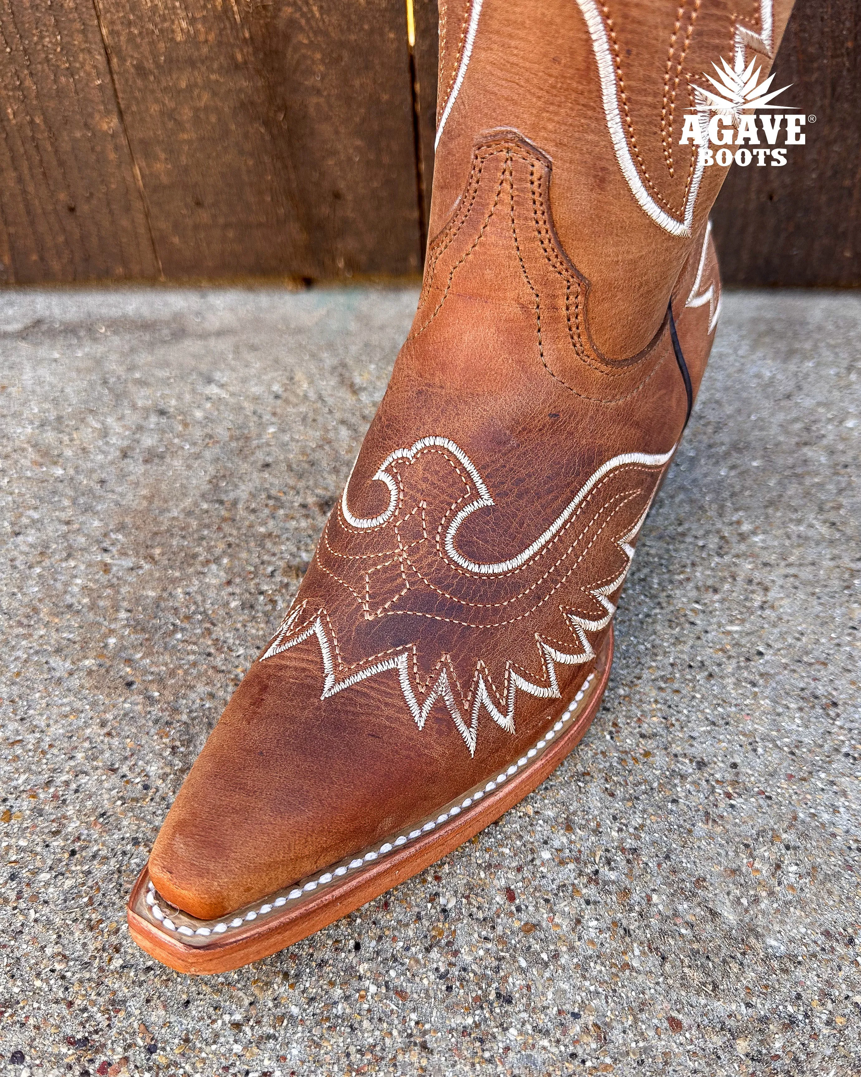 light brown tall women cowboy boots