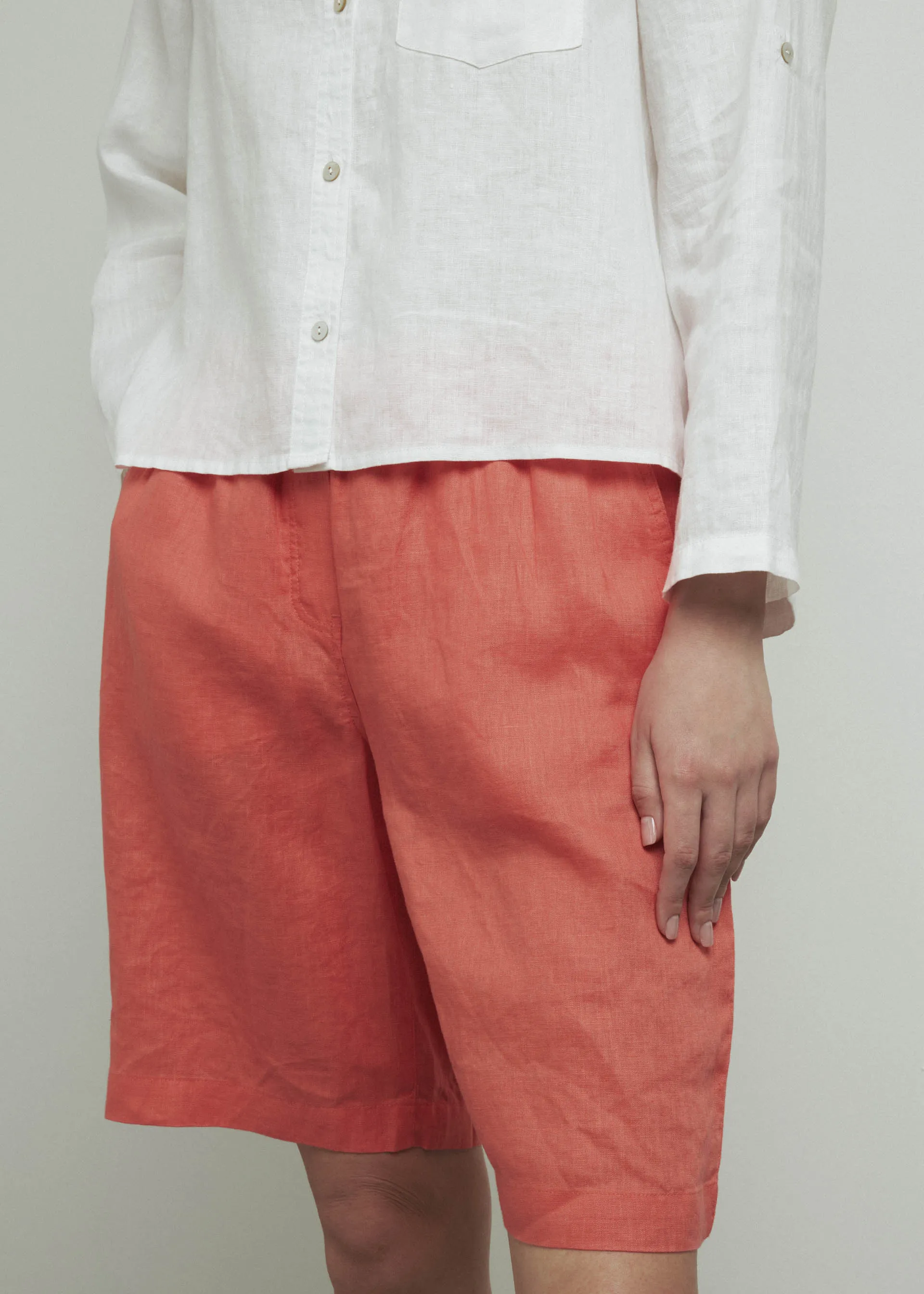 Linen shorts