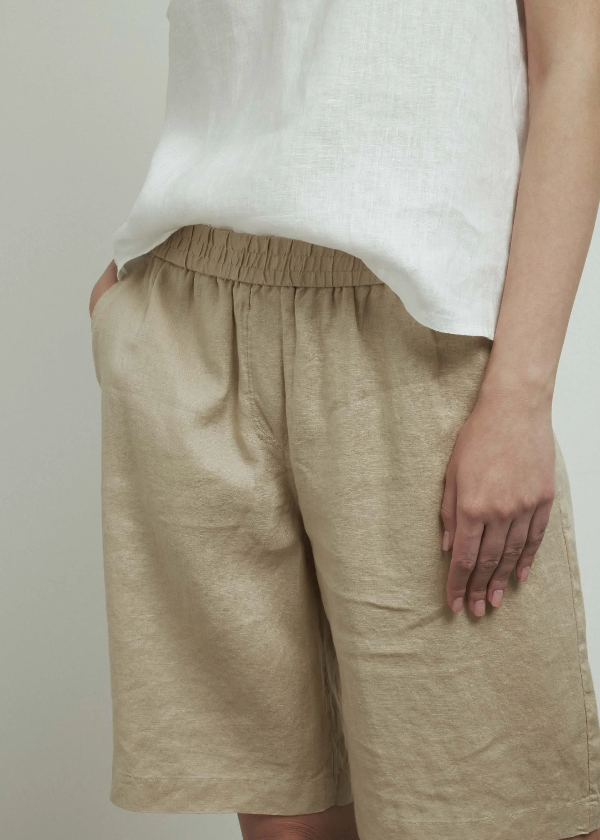 Linen shorts