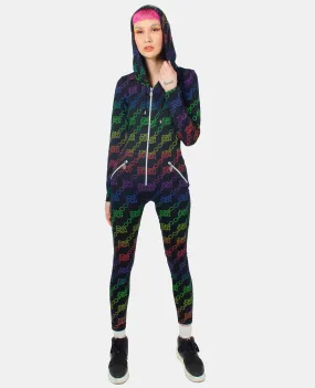 Linked Hooded Jumpsuit