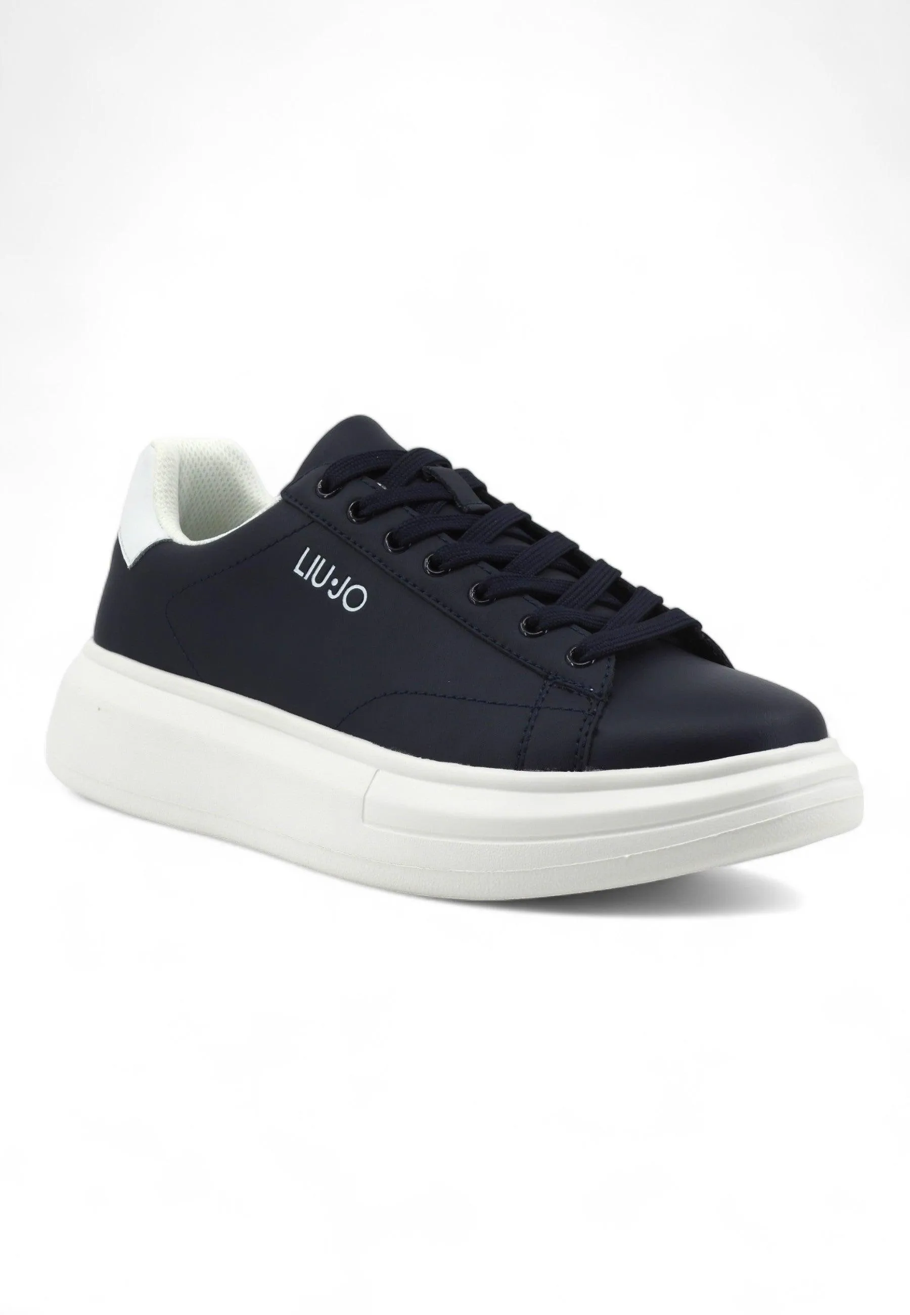 LIU JO Men's Blue Navy White Big 01 Sneaker 7B4027-PX474