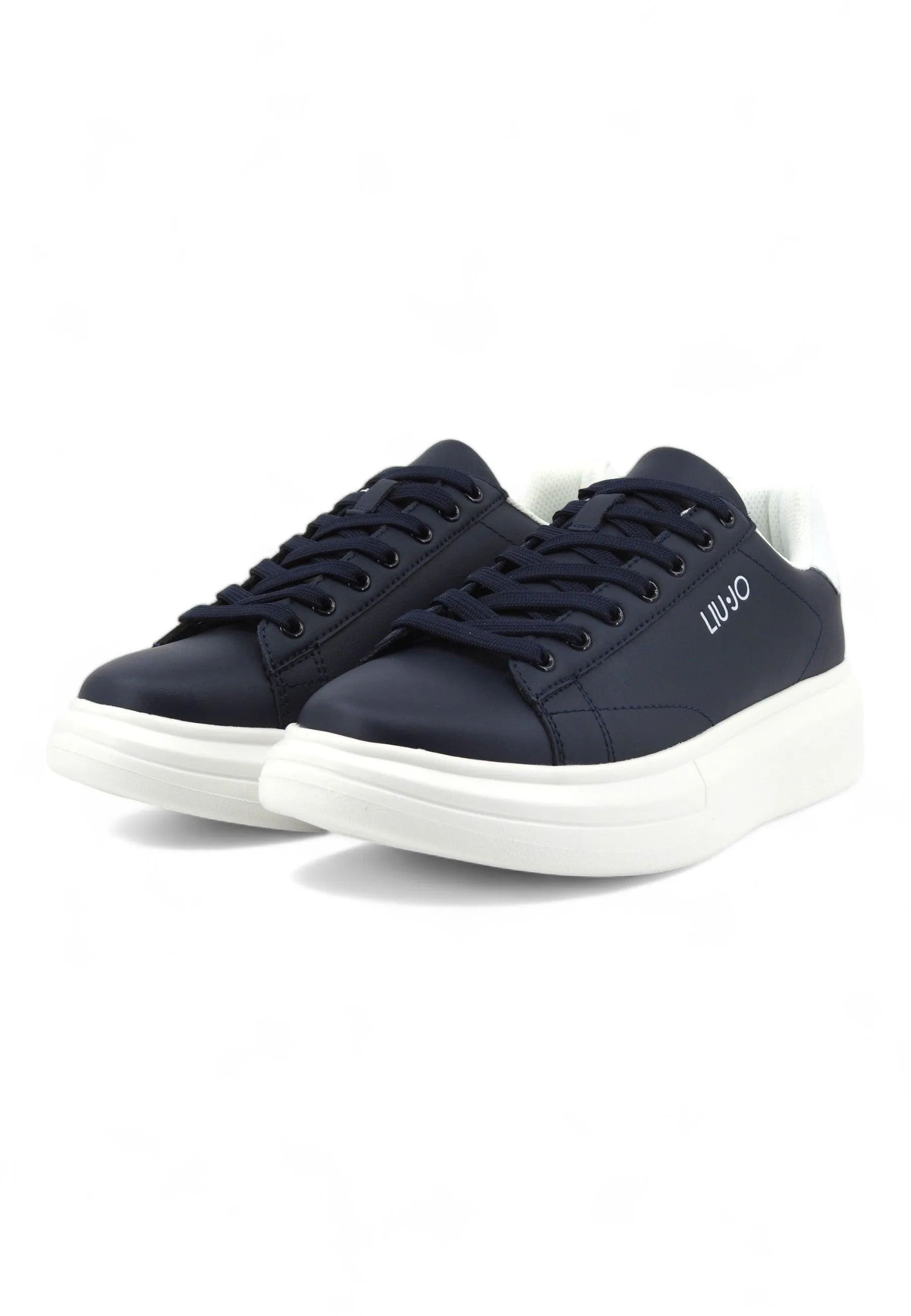 LIU JO Men's Blue Navy White Big 01 Sneaker 7B4027-PX474