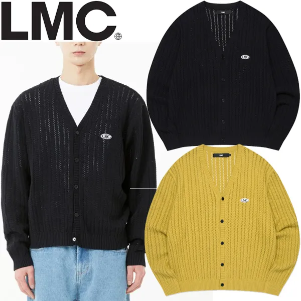 LMC Unisex Cotton Logo Cardigans - Street Style for Men and Women