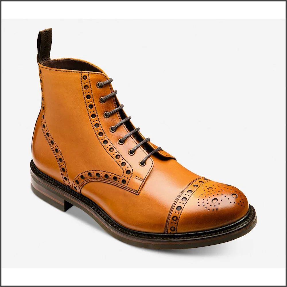 Loake Loxley Tan Calf Leather Boot - Shop Now!