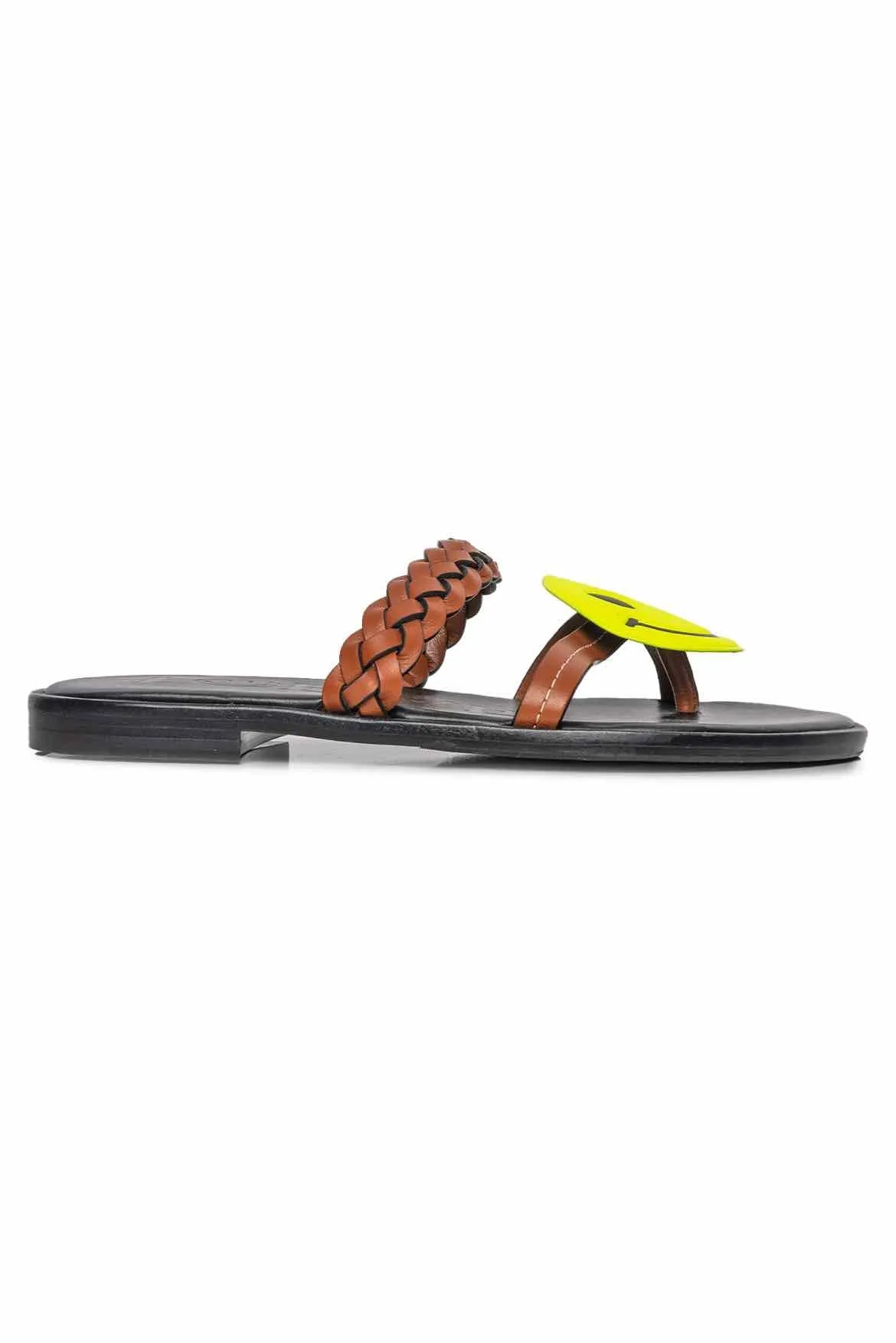 Loewe Smiley Braided Sandals Size 36