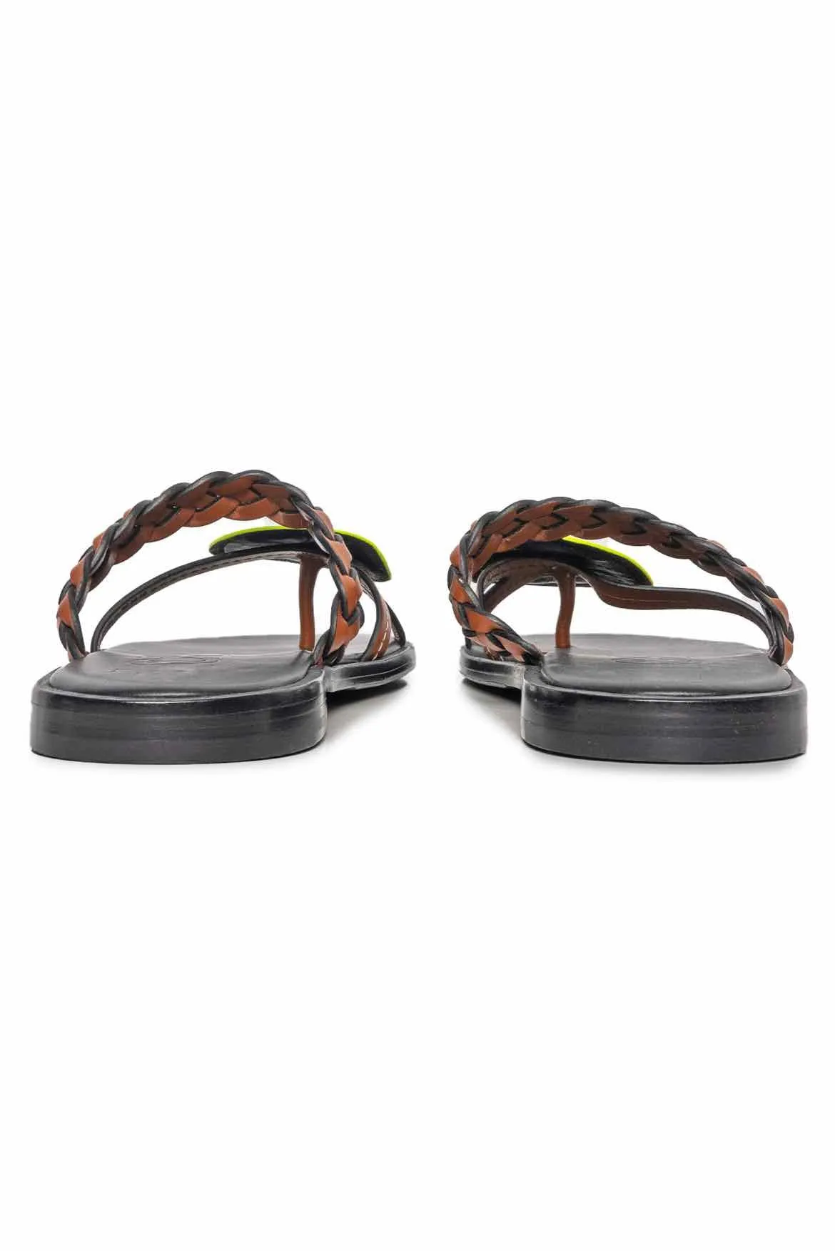 Loewe Smiley Braided Sandals Size 36