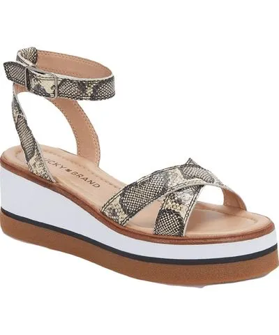 Lucky Brand Women's Open Toe Wedge Sandals