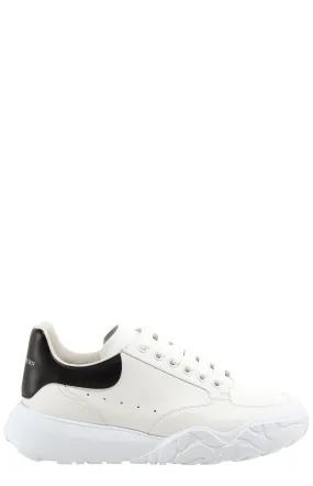 McQueen Court Lace-Up Sneakers - Alexander.