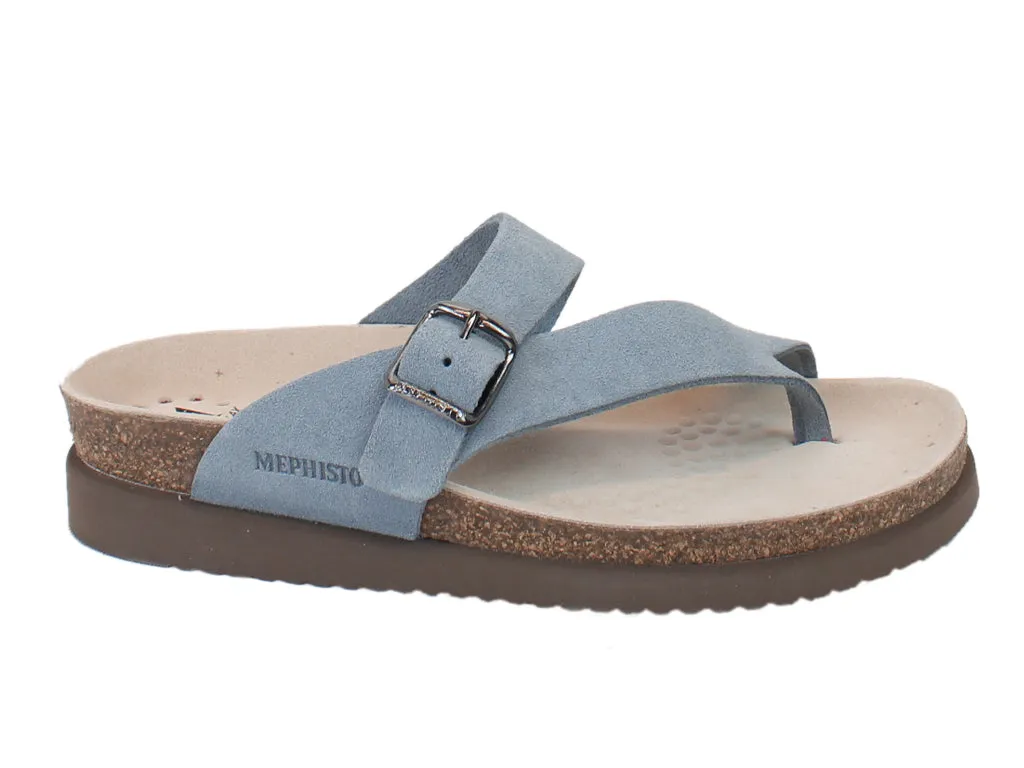 Mephisto Beach Sandals in Helen Sea Blue