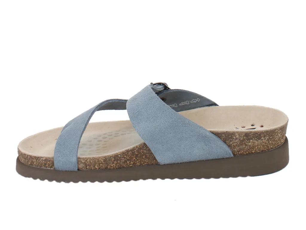 Mephisto Beach Sandals in Helen Sea Blue