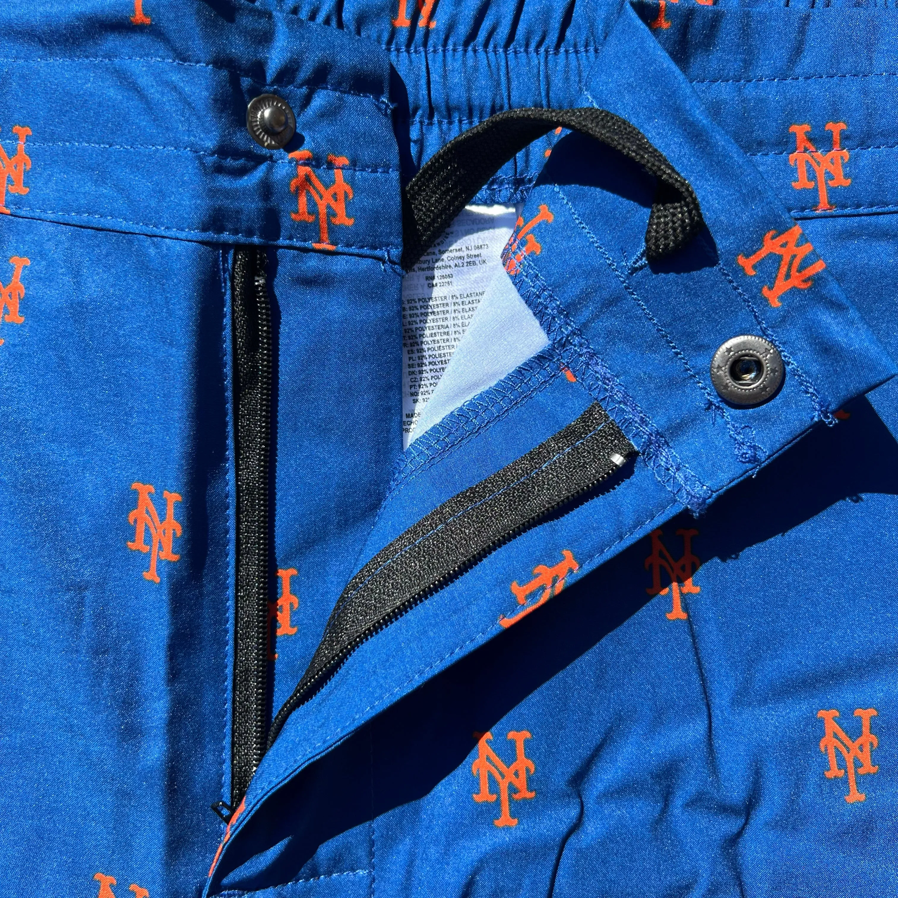 Mets New York White Shorts