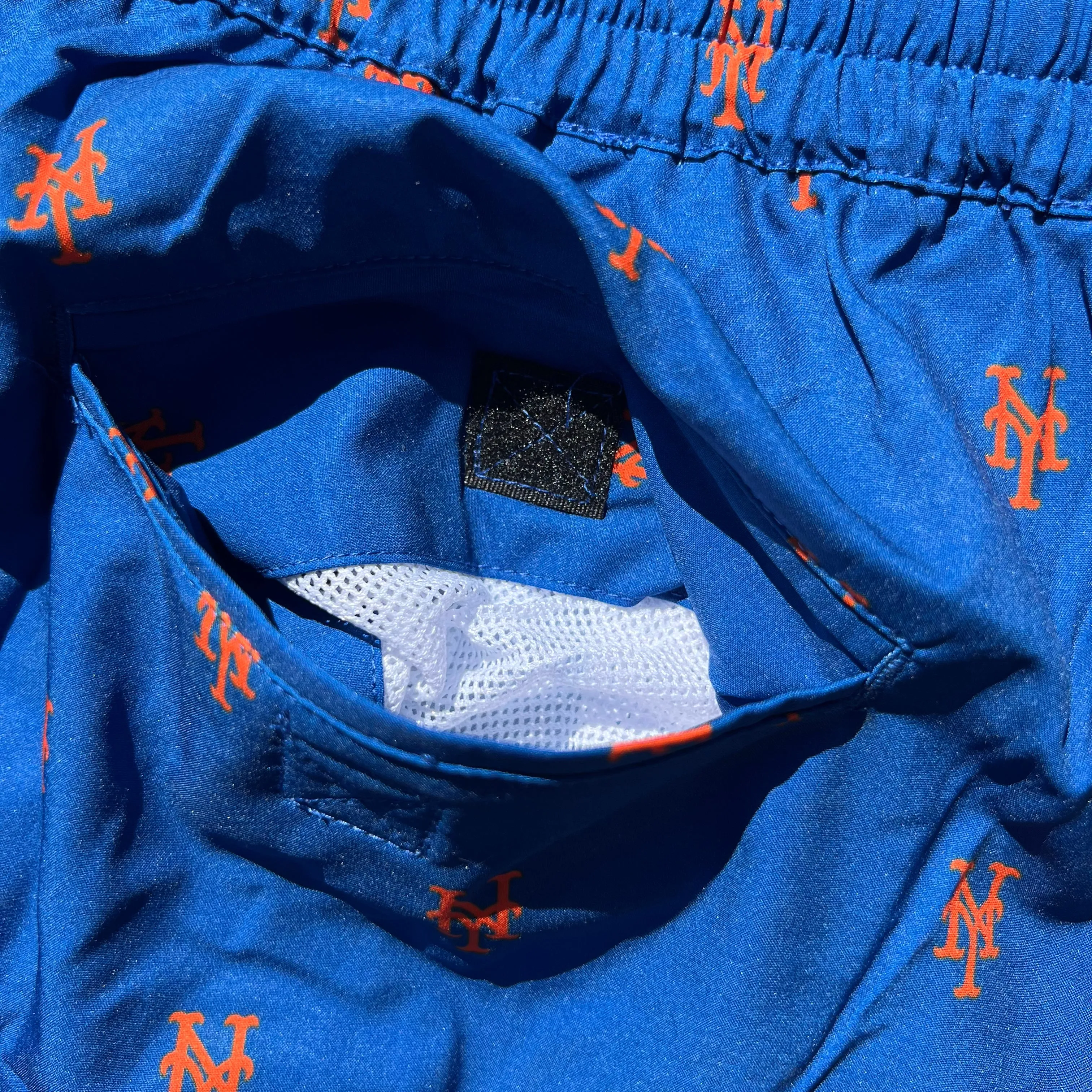 Mets New York White Shorts