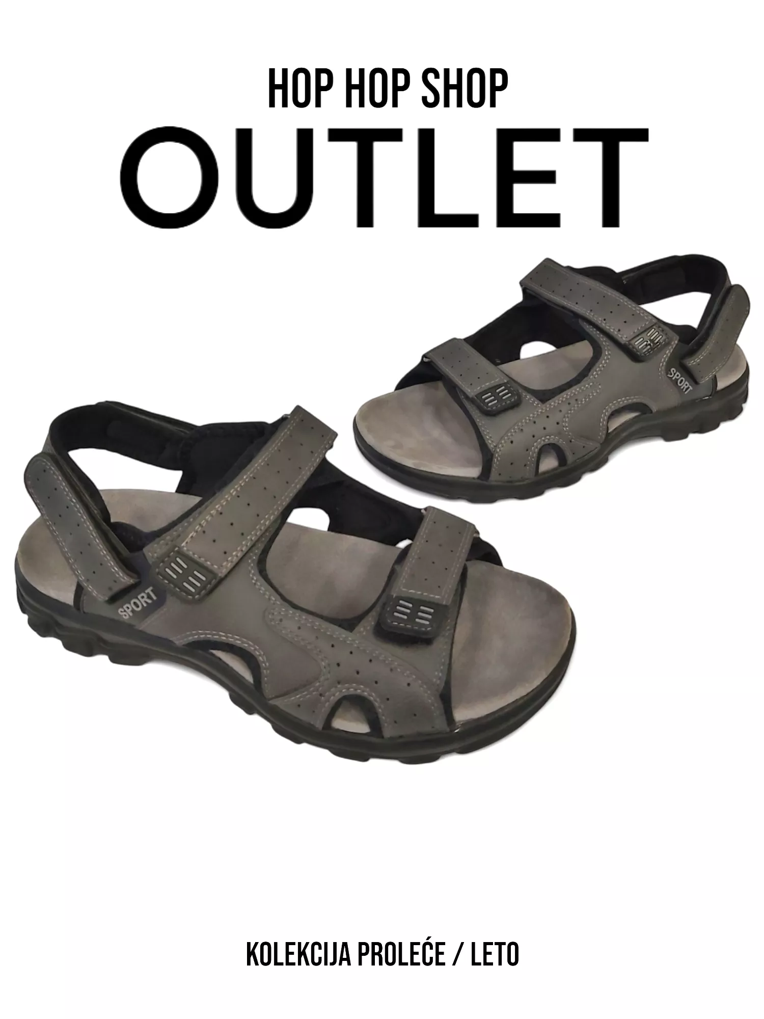 MS020250 Grey Women's Sandals