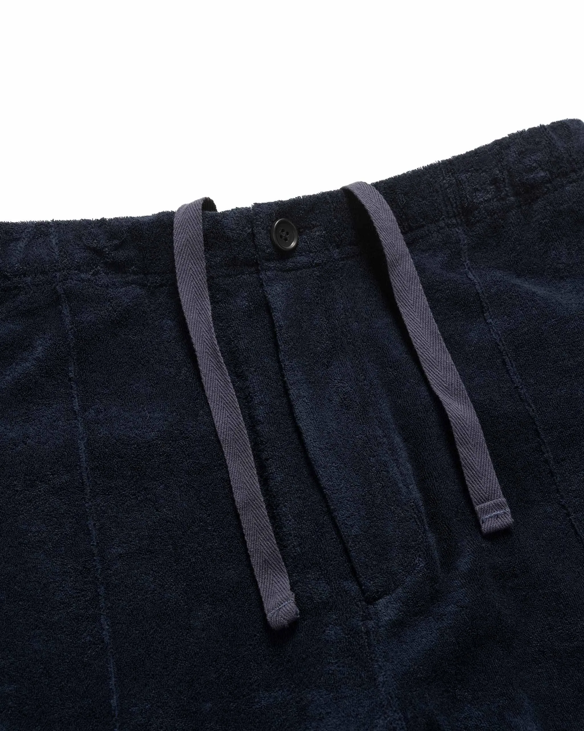 Navy Velour Jogging Pants