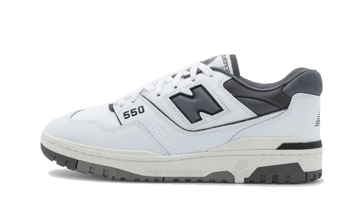 New Balance 550 White Dark Grey – Men's Athletic Shoes