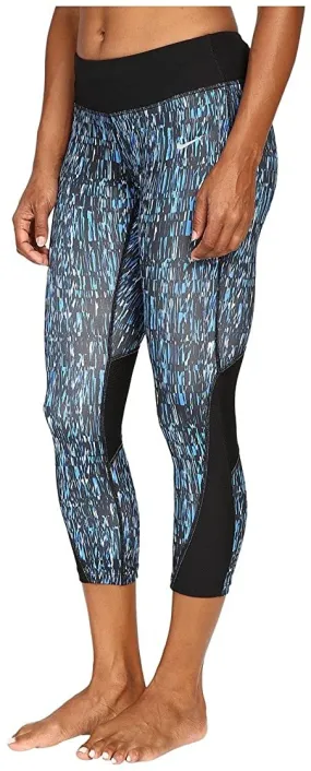 Nike Women's Blue Yoga Running Athletic Leggings Size S