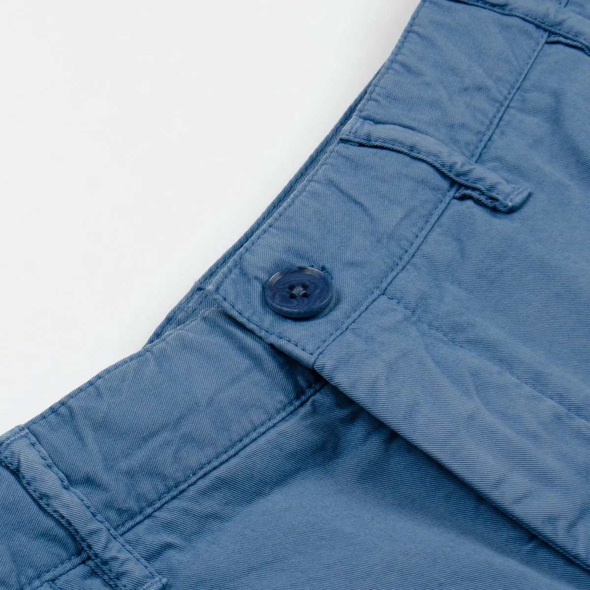 Norse Projects Aros Light Twill Shorts in Marginal Blue