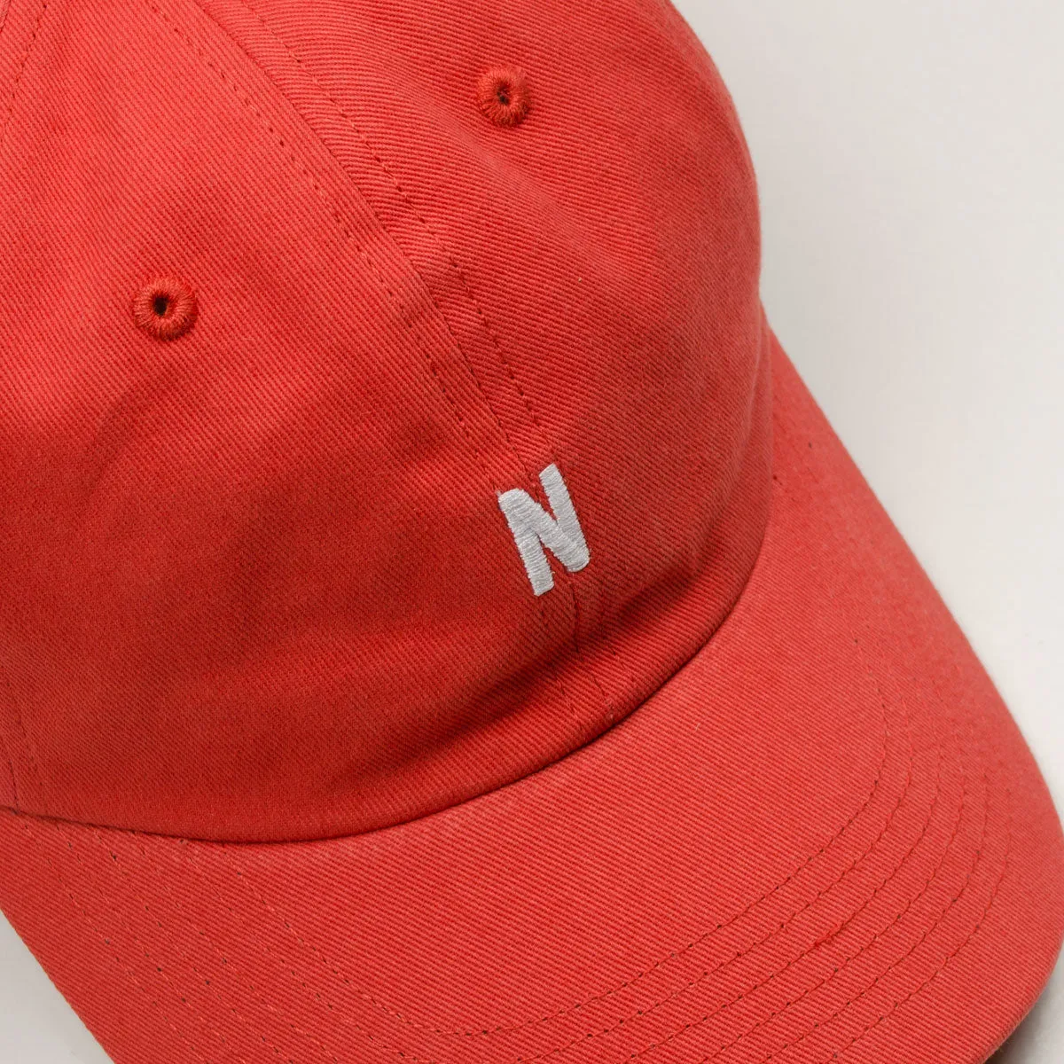 Norse Projects Red Twill Sports Cap