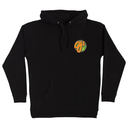 OJ Wheels Skateboard Hoodie Pullover - Black