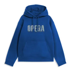 Opera Skateboards Hoodie Royal Blue - 3D Effect