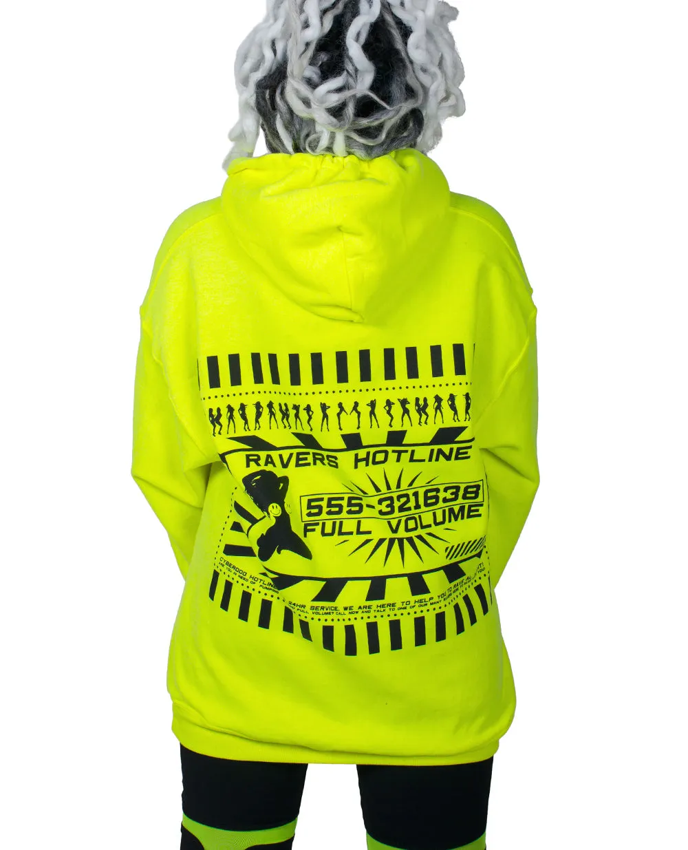 Oversize Ravers Hotline Hoodie - Shop Now