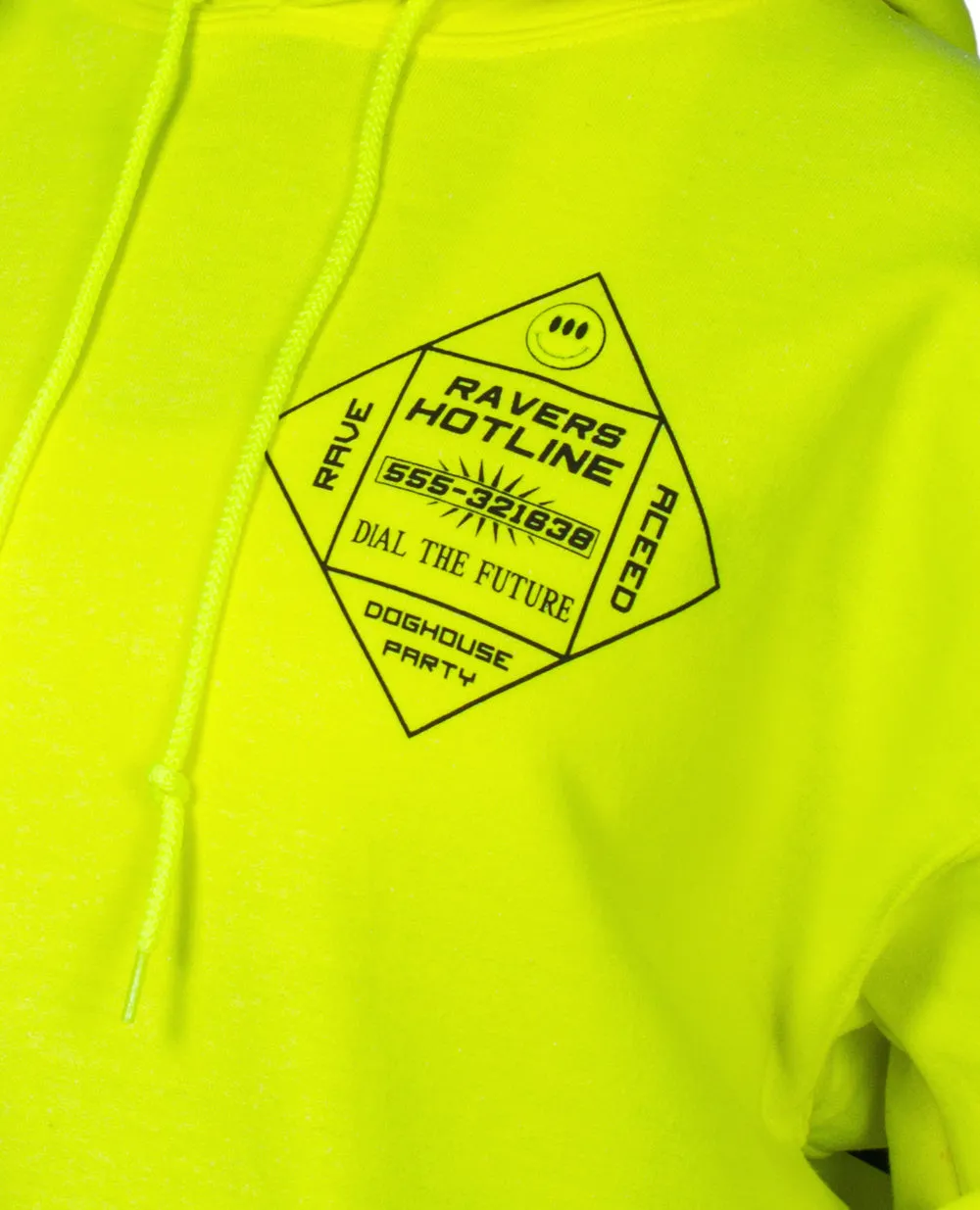 Oversize Ravers Hotline Hoodie - Shop Now