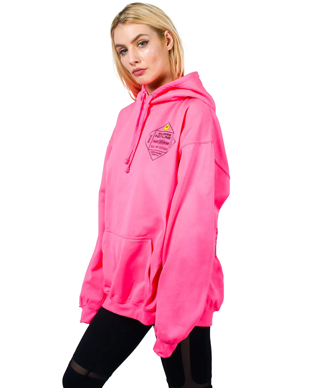 Oversize Ravers Hotline Hoodie - Shop Now