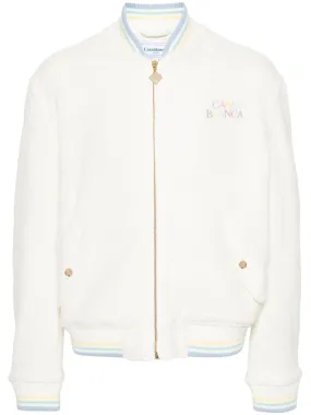 Pastel Embroidered Bomber Jacket by CASABLANCA