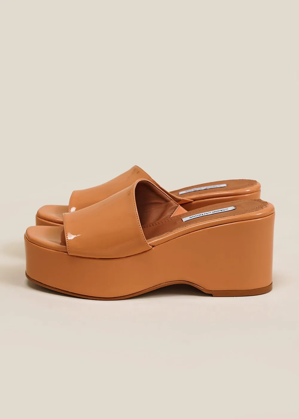 Peach Platform Sandals Giuliana