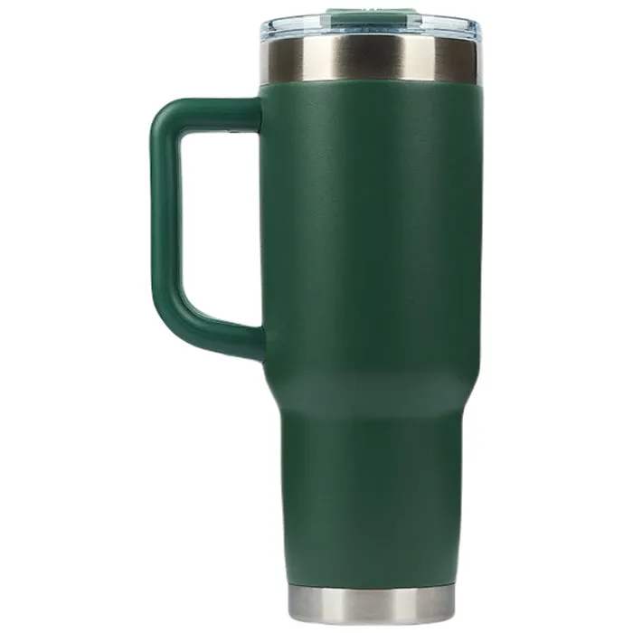 Pelican Green Porter 40 oz. Reusable Stainless Steel Travel Mug