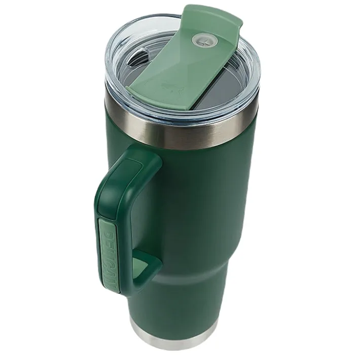 Pelican Green Porter 40 oz. Reusable Stainless Steel Travel Mug