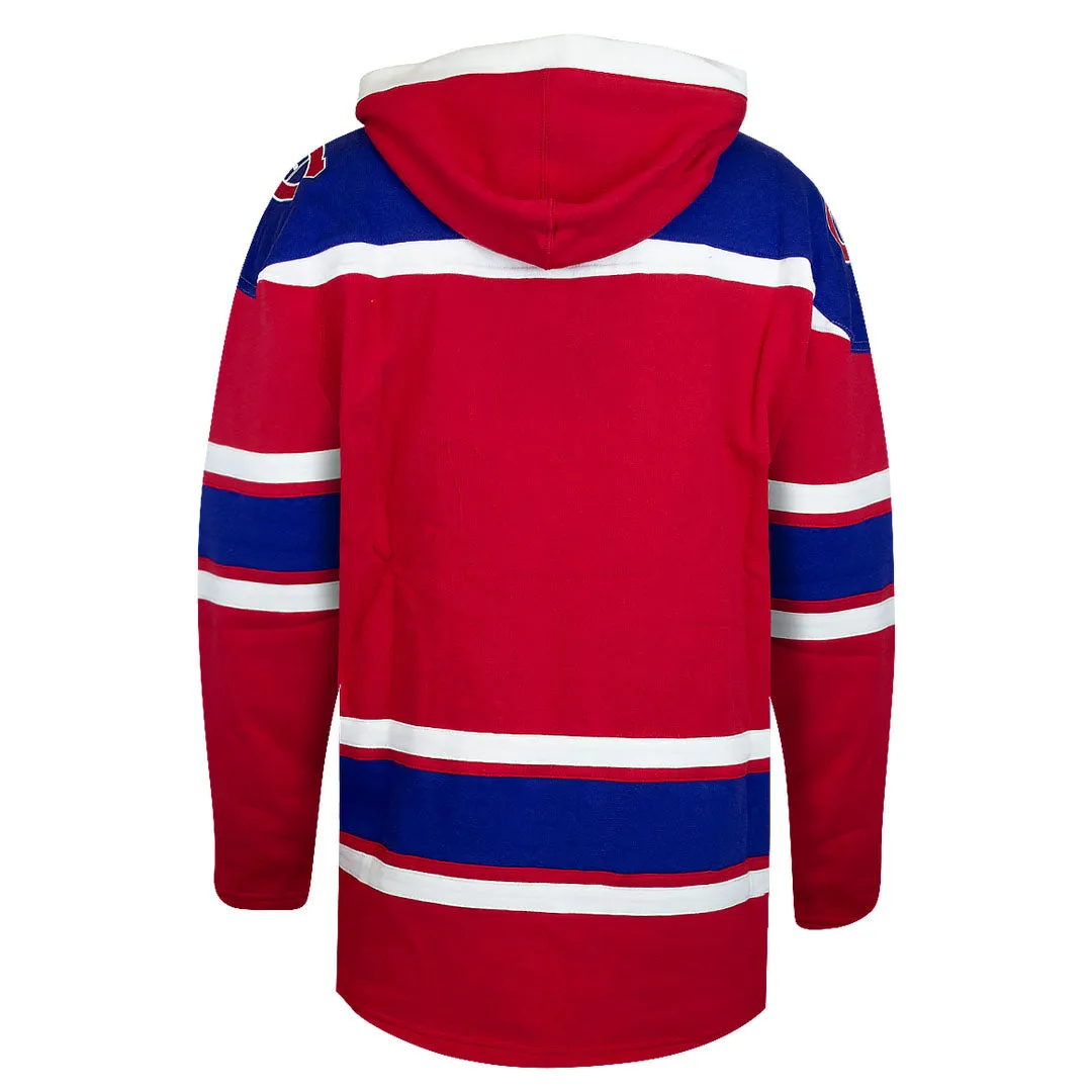 Personalized Montreal Canadiens Retro Superior Lace-Up Sweatshirt