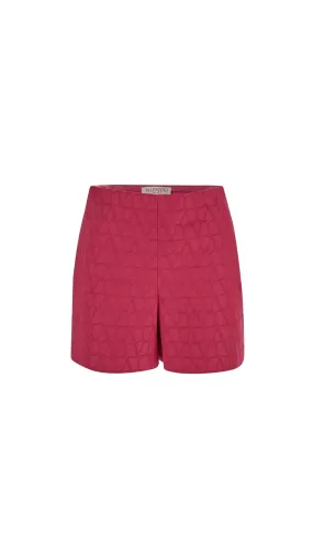 PINK COTTON CORDURA TOILE SHORTS