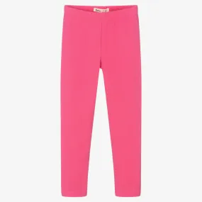 Pink Cotton Leggings for Girls