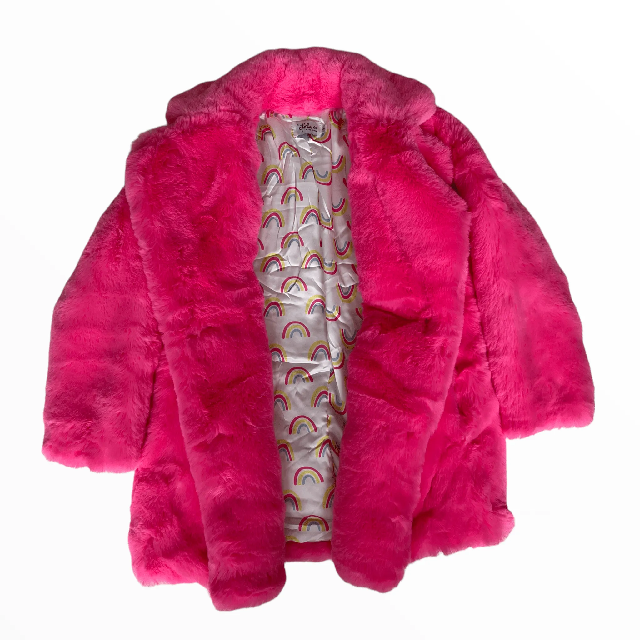 Pink Faux Fur Jacket