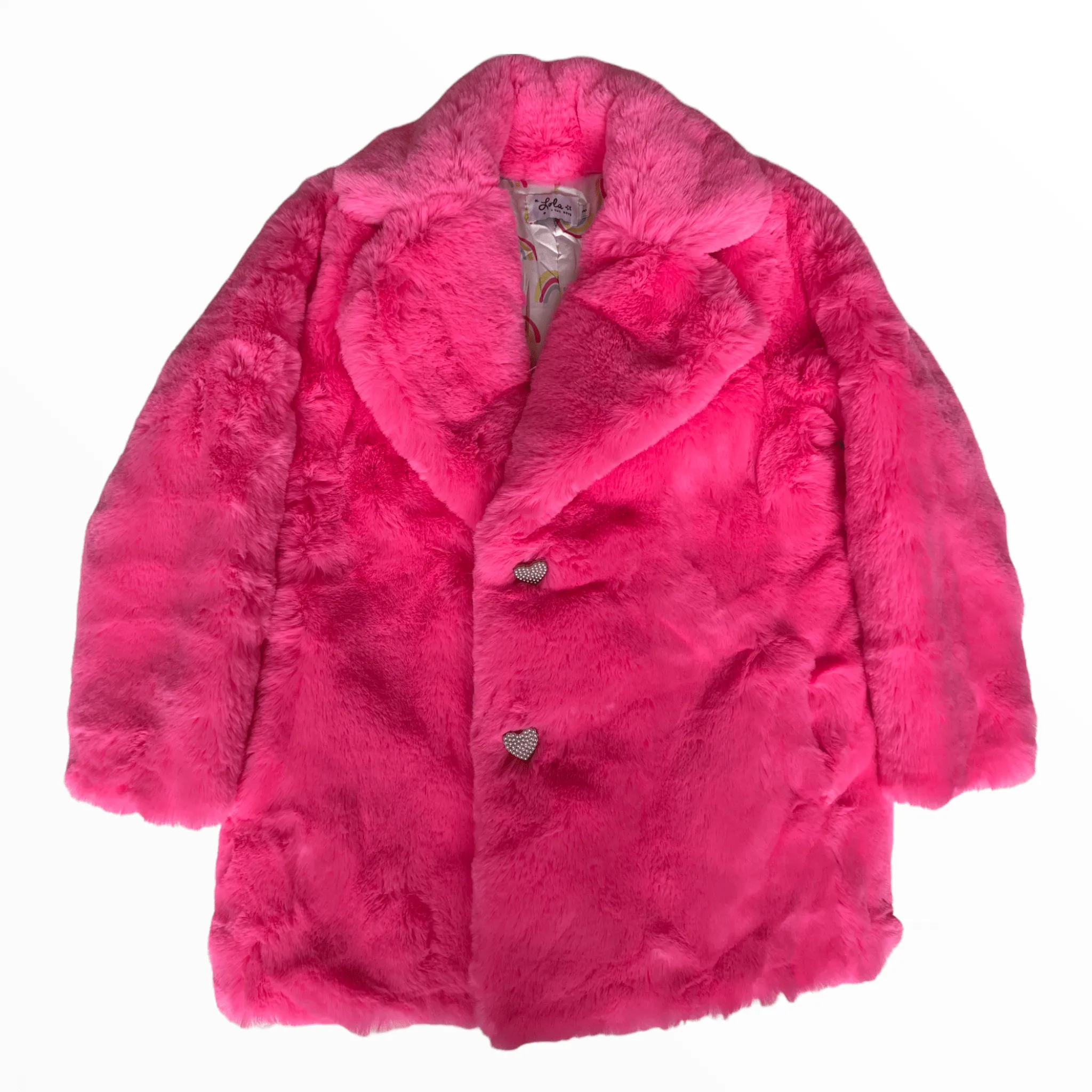 Pink Faux Fur Jacket