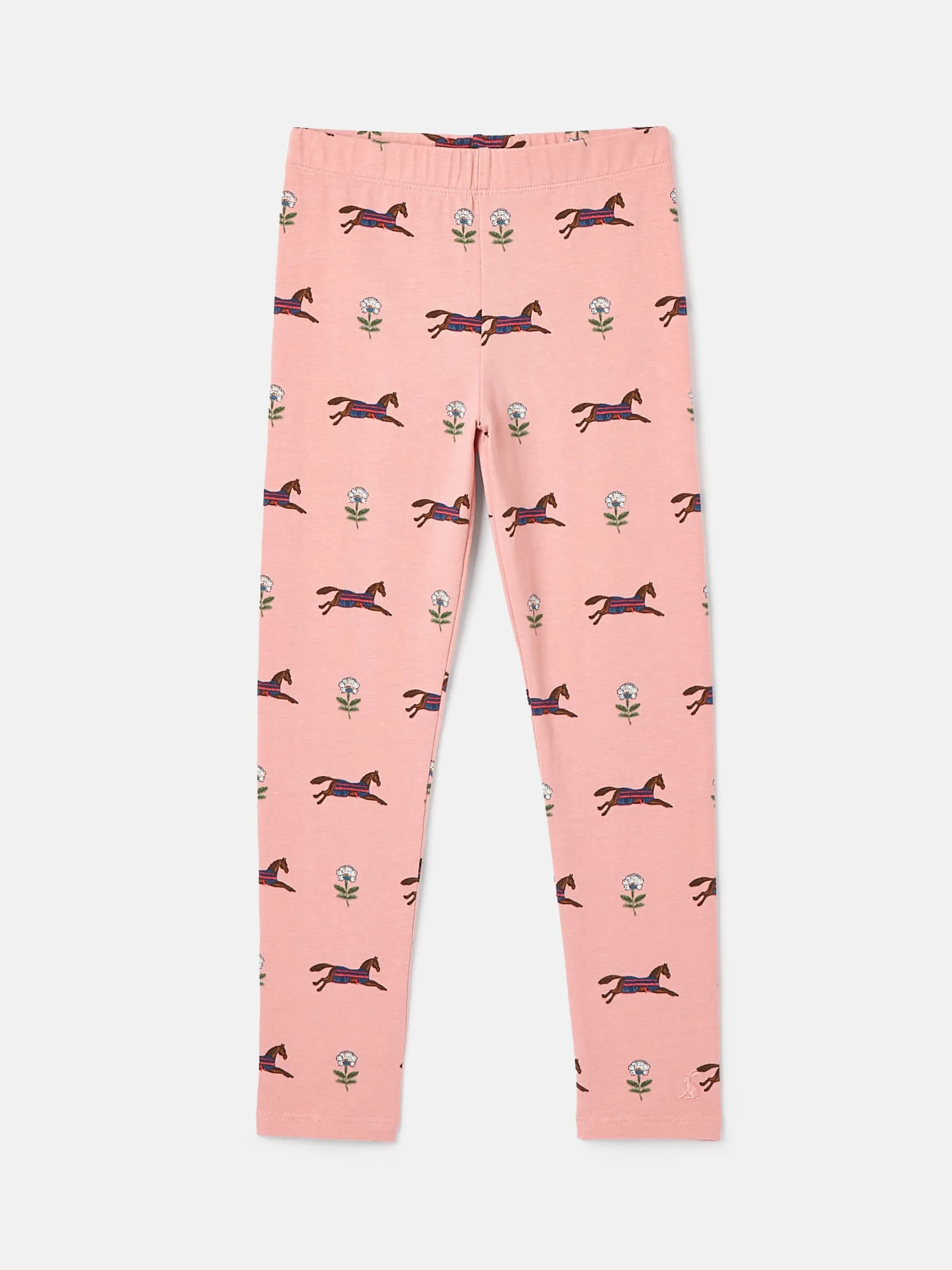 Pink Horse Pattern Leggings