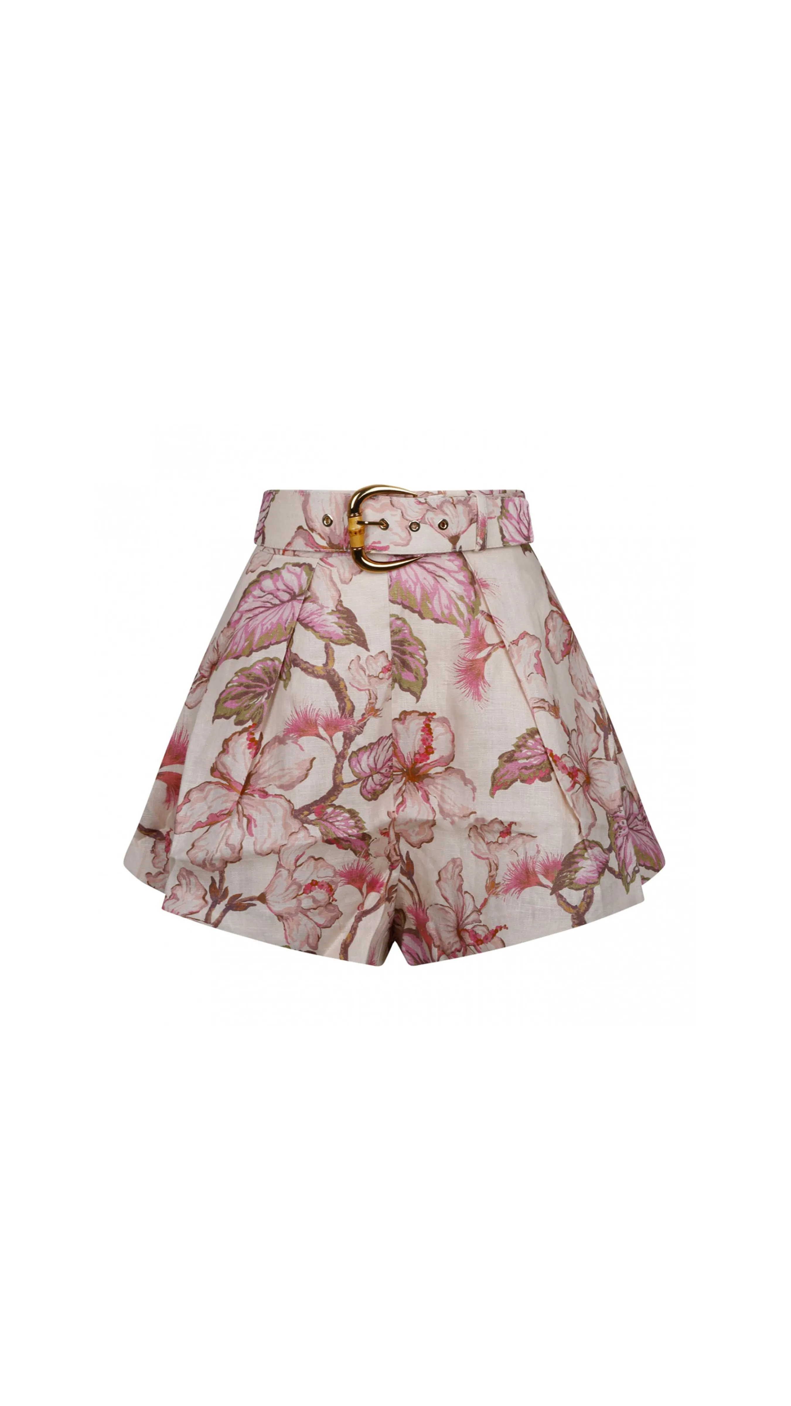 PINK/WHITE MATCHMAKER TUCK SHORTS