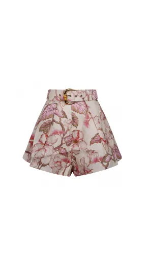 PINK/WHITE MATCHMAKER TUCK SHORTS